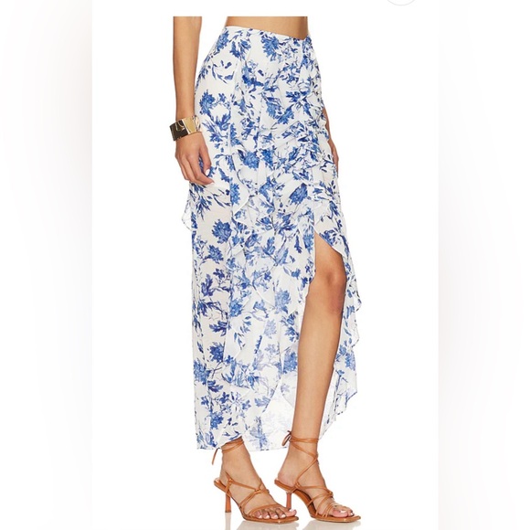 Flounce Around Maxi Skirt - Picture 2 of 4